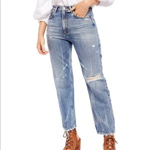 Free People We The Free Dakota Straight Leg Jeans